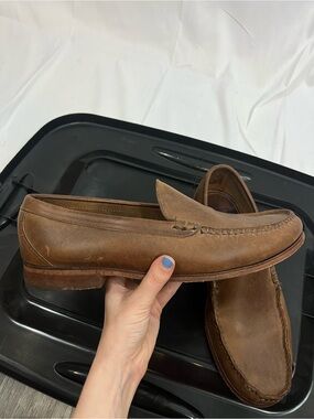 Oak Street Bootmakers Leather Loafers Brown Size 11.5